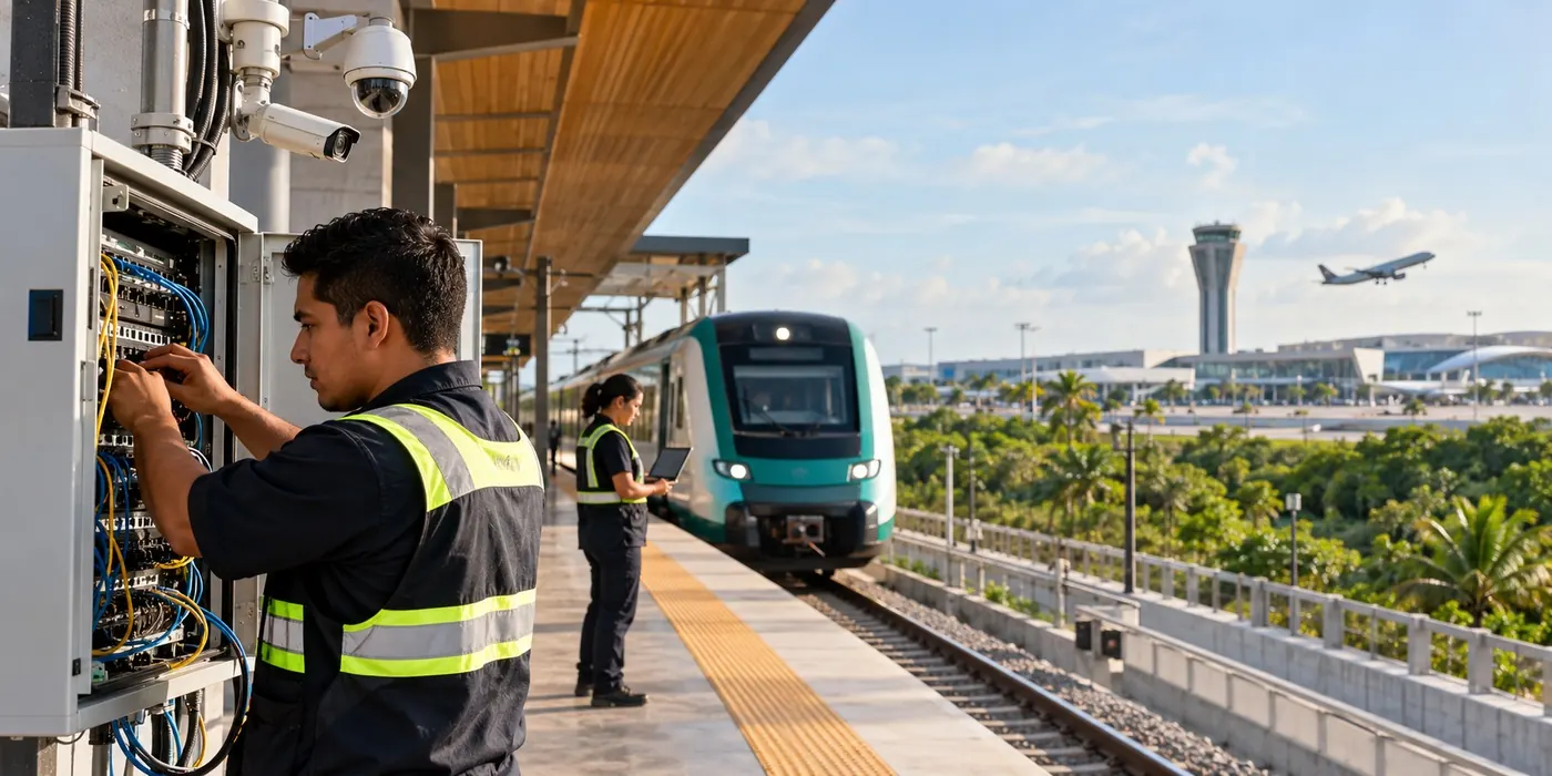 Por qué la conectividad del sureste (Tren Maya y aeropuertos) va a necesitar más técnicos de redes